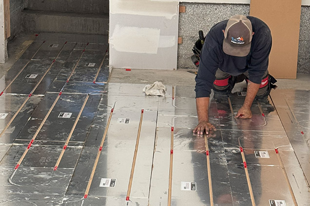 radiator floors installation
